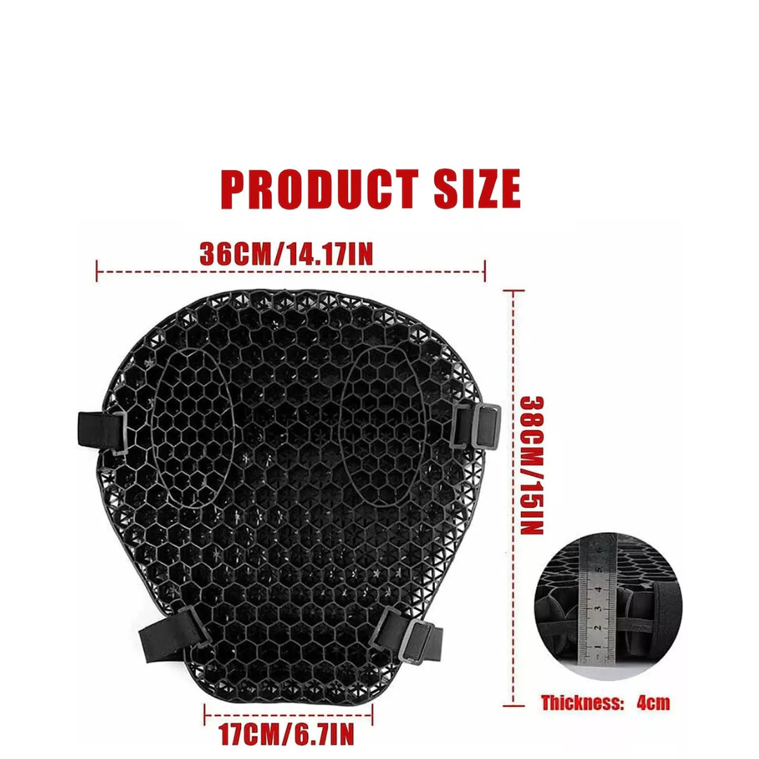 Cojin Asiento Moto Gel Siliconado Absorc